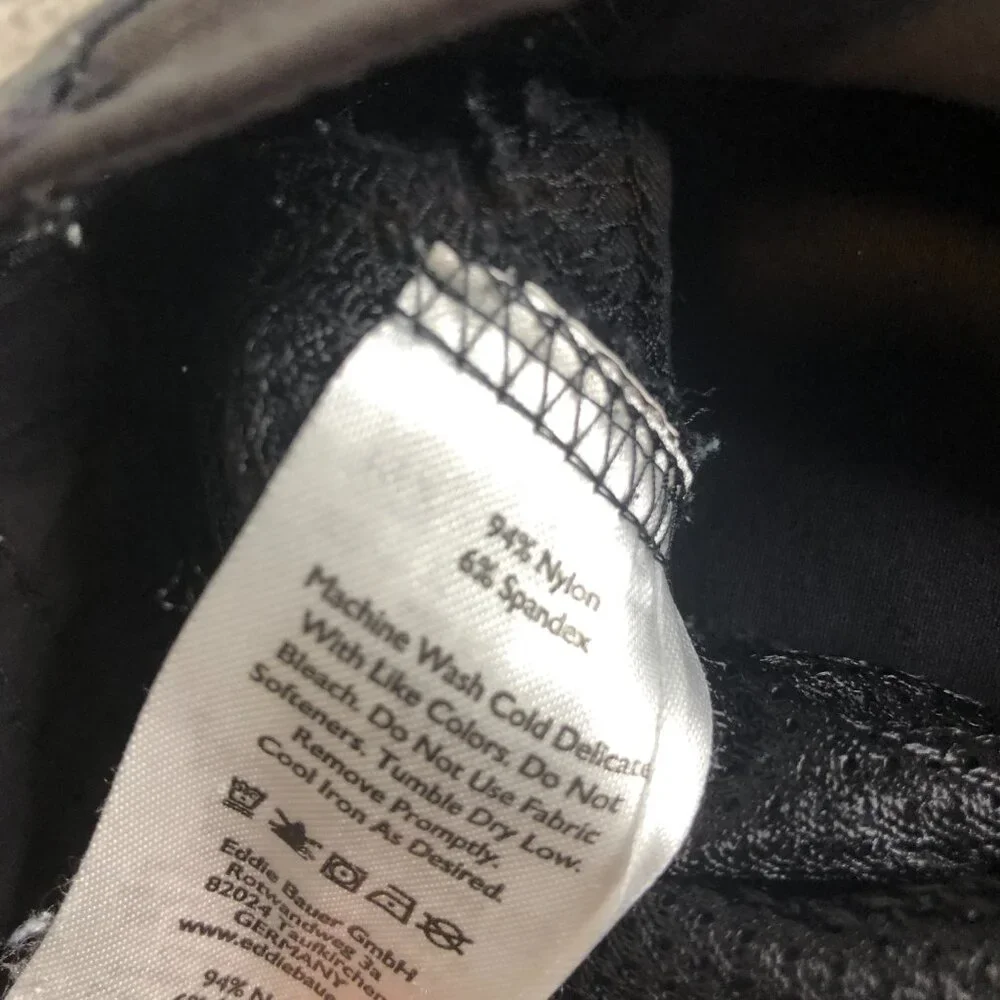 Eddie Bauer First Ascent Shorts Womens 10 Black Hiking Stretch Lightweight - Picture 4 of 10